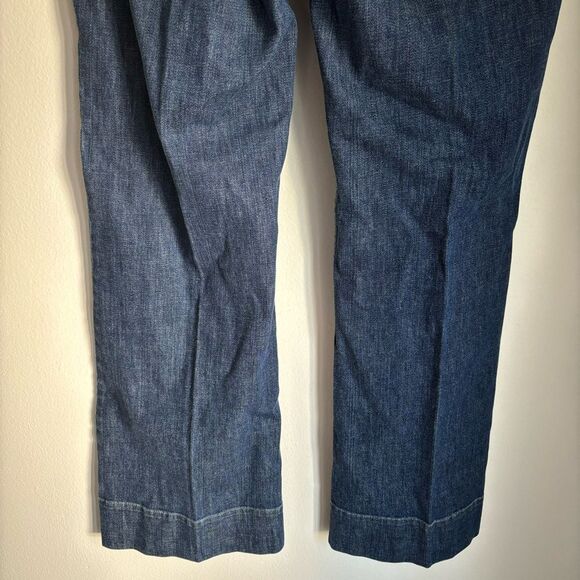 J. Jill Women’s stretch trouser jeans pants wide leg size 8 - EUC! - Picture 9 of 12